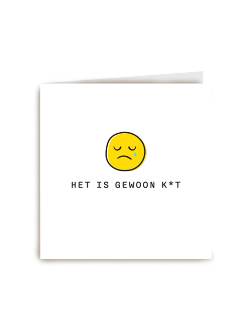 Het is gewoon kt