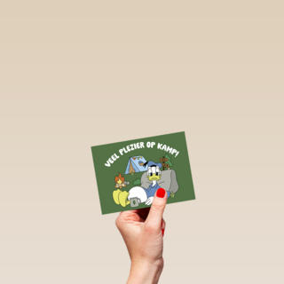 Donald Duck Veel plezier op kamp groen