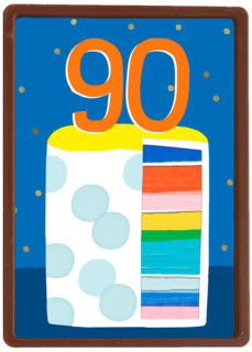 Verjaardagstaart 90 jaar