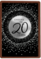 Verjaardagskaart leeftijden Cheers to 20 years