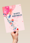 verjaardag kaart vrouw happy birthday to you