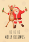 hi hi hi melly klismus met de kerstman
