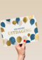 nieuwe baan kaart een nieuwe uitdaging