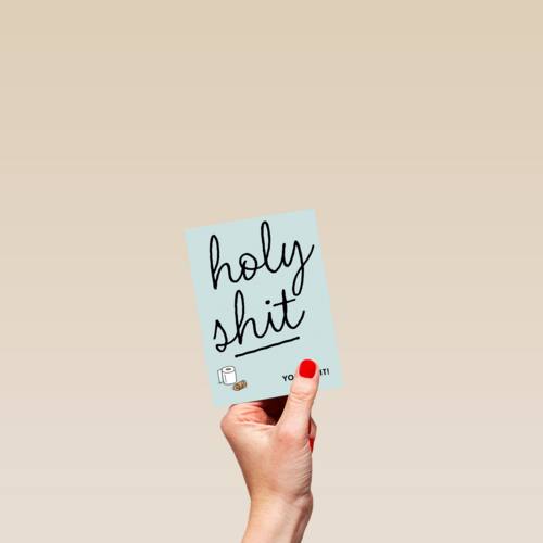 compliment kaart holy shit you did it