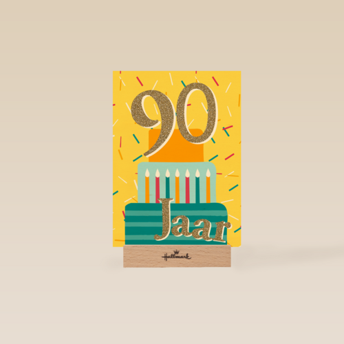 verjaardagskaart 90 jaar met cadeautjes