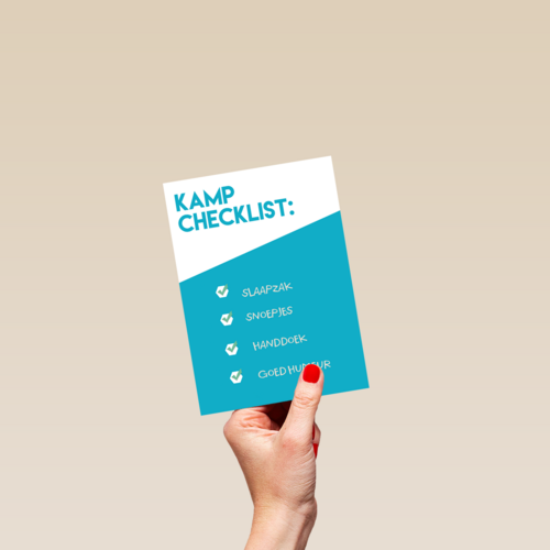 sporta op kamp kaart checklist