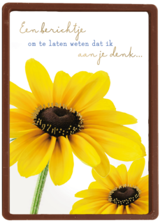 Een berichtje om te laten weten dat ik aan je denk