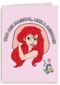 disney prinses kaart you are magical like a mermaid ariel