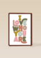 Valentijnskaart I love who you are
