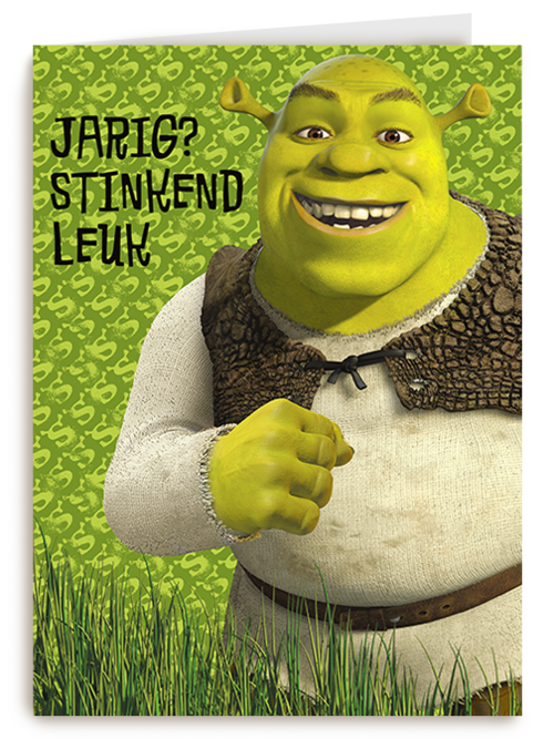 Verjaardagskaart Hallmark | Shrek Jarig Stinkend Leuk
