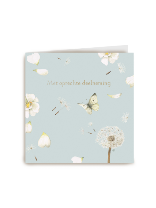 Kaart flowers by Marjolein Bastin Condoleance