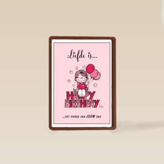 Liefde is het vieren van jouw dag
