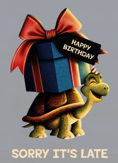 Sorry its late folio birthday