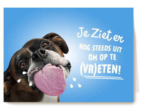je ziet er nog steeds uit om op te vreten