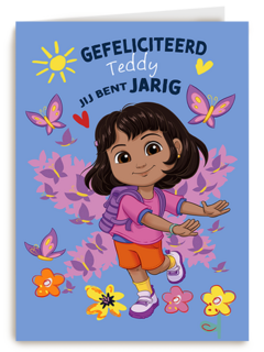 Dora Gefeliciteerd naam jarig
