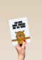 op kamp kaart een hele dikke knuffel van ons thuis