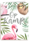 Op kamp kaart jungle dieren