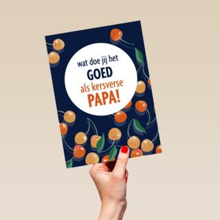 vaderdag kaart kersverse papa