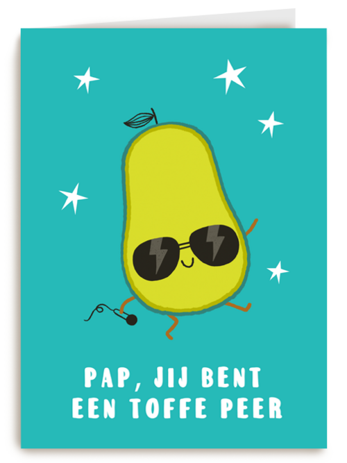 Pap jij bent een toffe peer