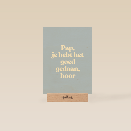 vaderdag kaart andc pap goed gedaan hoor