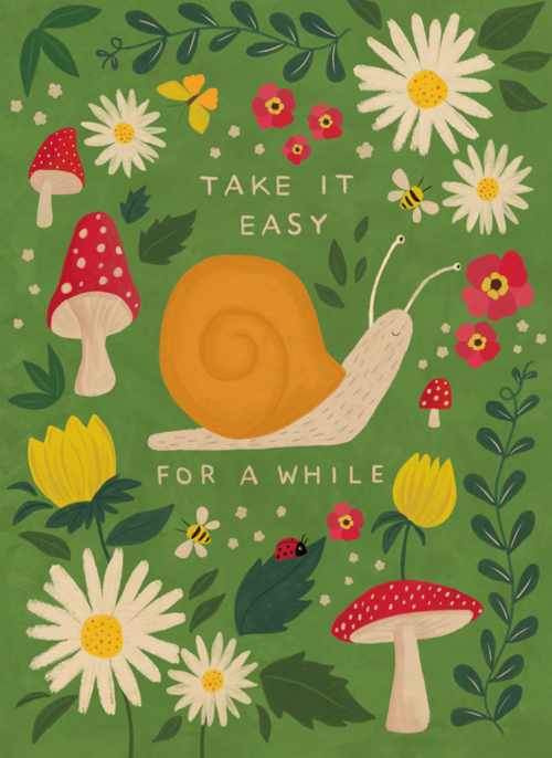 Houten Kaart Botbreuk Mentale Gezondheid | Houten Kaart Hallmark | Botbreuk Mentale Gezondheid | Take It Easy For A While