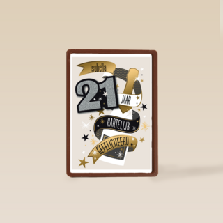 jarig leeftijd 21 eenentwintig gefeliciteerd jaar