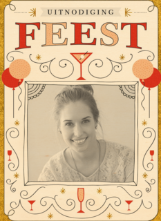 fotokaart uitnodiging feest