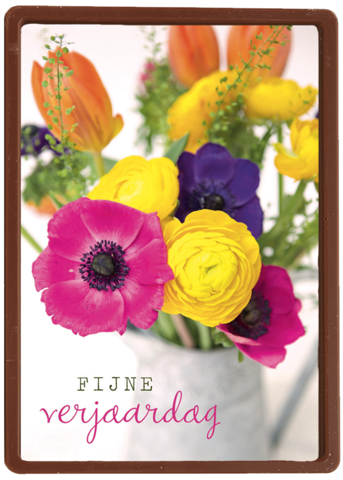 een hele vaas met bloemen