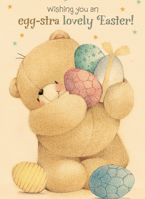 Houten Kaart Pasen | Hallmark | Houten Kaart Hallmark | Pasen | Wishing You An Egg Stra Lovely Easter Forever Friends Kaart
