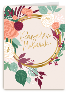 Ramadan Mubarak   bloemenkrans