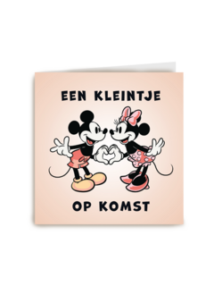 Een kleintjte op komst Mickey en Minnie Mouse