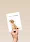 Verjaardagskaart Furry cuddles hond