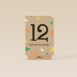 Verjaardagskaart tiener jongen 12
