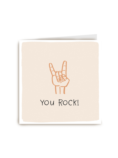 Zomaar kaart You rock