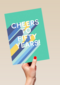Verjaardagskaart cheers to 50 years fifty