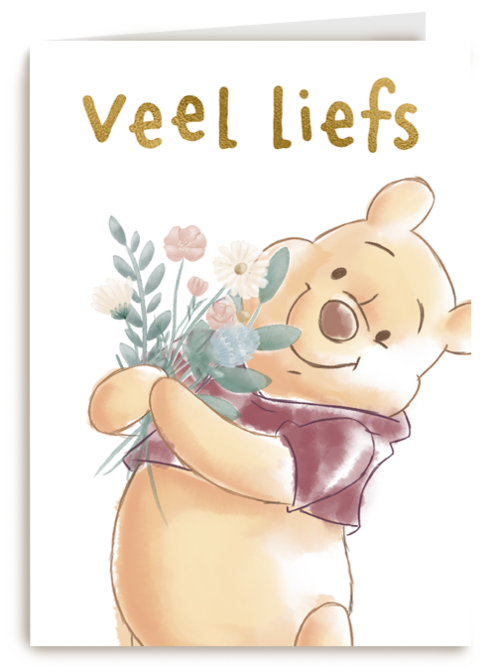 moederdag kaart winnie the pooh veel liefs