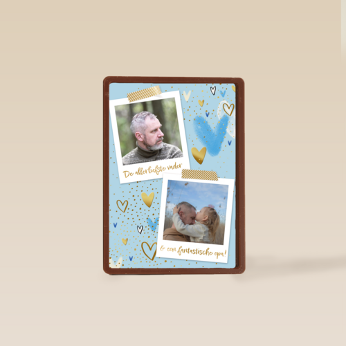 De allerliefste vader en fantatische opa fotokaart