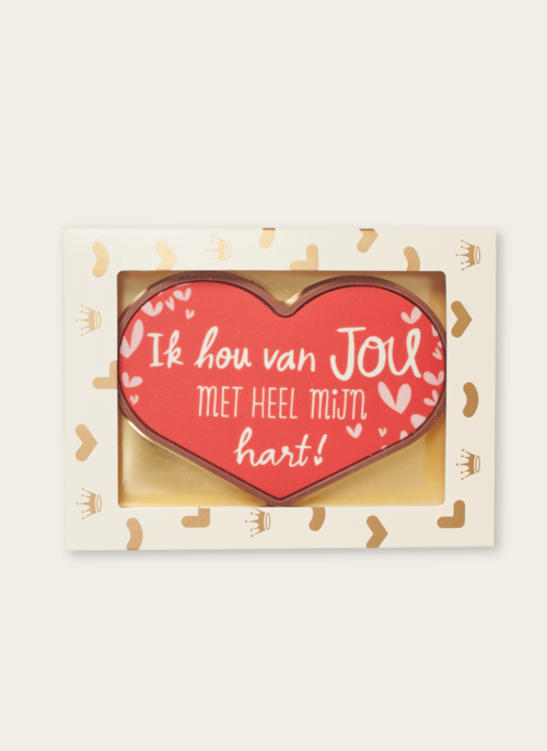 Chocolade Hart Ik Hou Van Jou | Tasty Present Cadeau Chocolade |