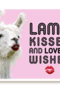 lama kisses and wishes