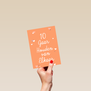 10 Jaar houden van elkaar