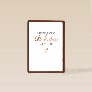 vaderdag kaart hip lieve papa ik hou van jou