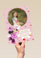 Minnie Mouse Hiep Hoera Fotokaart