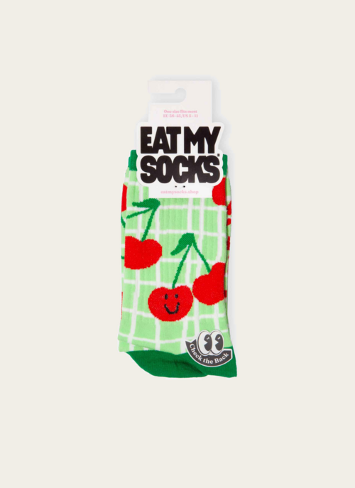 Eat My Socks I Love You Cherry Much Sokken | Eat My Socks Cadeau Modeaccessoires |