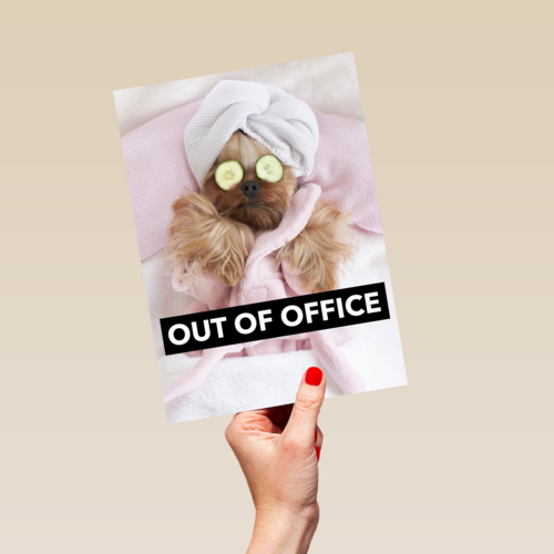 out of office in rust staykation
