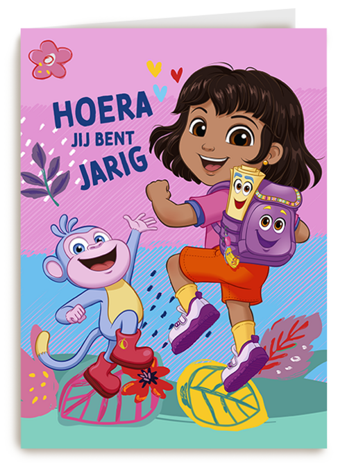 Verjaardagskaart Hallmark | Dora Hoera Jij Bent Jarig