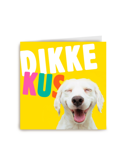 Vriendschapkaart dikke kus