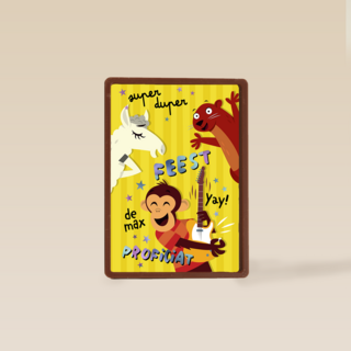 Lentefeest aap gitaar