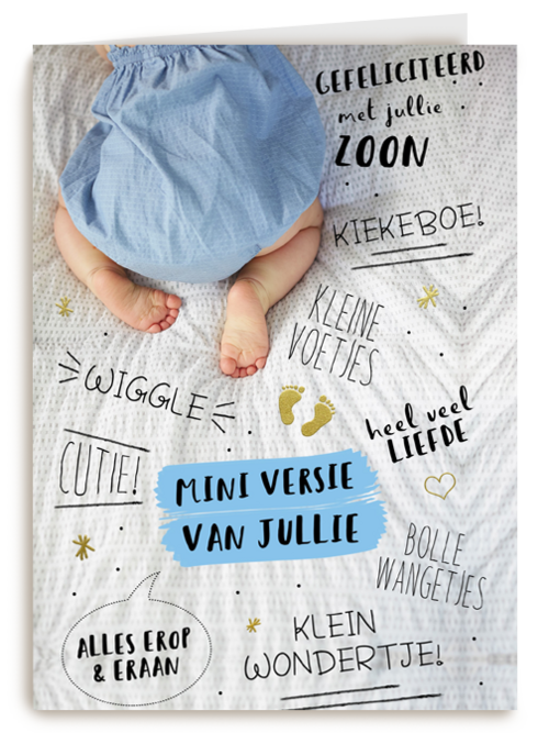 gefeliciteerd met de miniversie van jullie