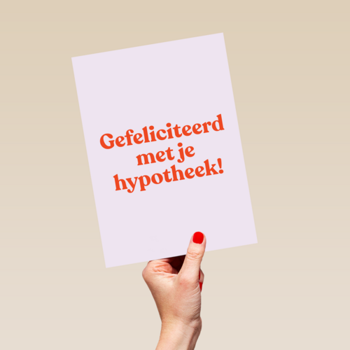nieuwe woning kaart andc gefeliciteerd met je hypotheek