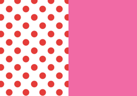 minnie mouse in jurk met rode stippen